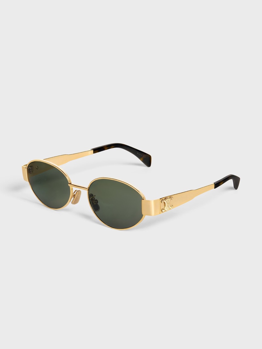 CELINE TRIOMPHE METAL SUNGLASSES IN GOLD